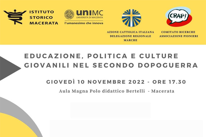 AC Marche: Educazione, politica e culture giovanili nel secondo dopoguerra